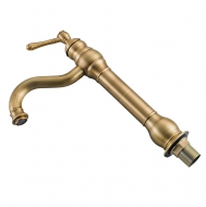 Смеситель для раковины в ретро стиле Golden